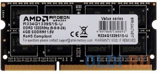 Оперативная память для ноутбука AMD R334G1339S1S-U SO-DIMM 4Gb DDR3 1333MHz