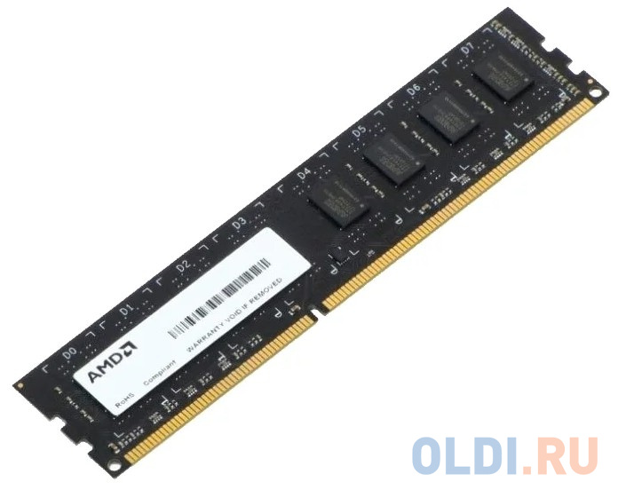 Оперативная память для компьютера AMD Radeon R3 Value Series DIMM 8Gb DDR3 1333 MHz R338G1339U2S-U