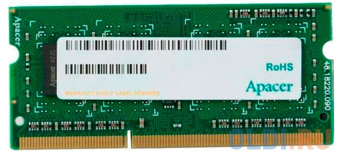 Оперативная память для ноутбука Apacer AS08GFA33C9TBGC SO-DIMM 8Gb DDR3 1333MHz