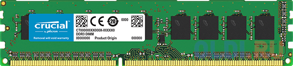 

Оперативная память 4Gb PC3-14900 1866MHz DDR3 DIMM Crucial CT51264BD186DJ