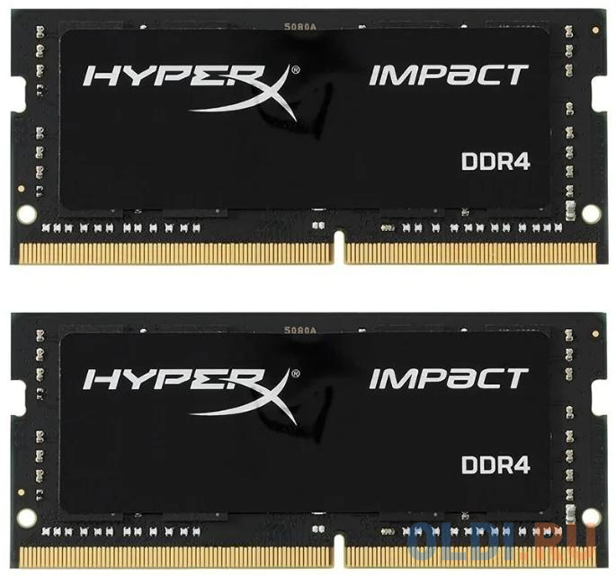 

Оперативная память Kingston HX432S20IBK2/64 SO-DIMM 64Gb DDR4 3200MHz