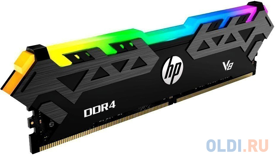 Оперативная память для компьютера HP V8 RGB DIMM 16Gb DDR4 3200 MHz 7EH86AA#ABB