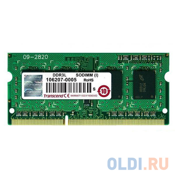 

Оперативная память для ноутбука Transcend TS256MSK64W6N-I SO-DIMM 2Gb DDR3L 1600MHz