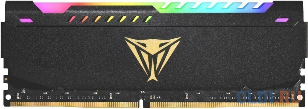 Оперативная память для компьютера Patriot Viper Steel RGB DIMM 32Gb DDR4 3600 MHz PVSR432G360C0 оперативная память для компьютера patriot viper 4 out dimm 32gb ddr4 3600 mhz pvb432g360c8k