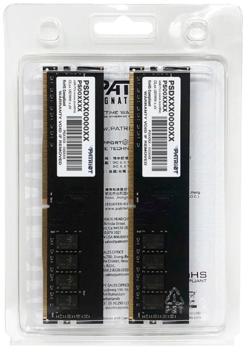 Оперативная память для компьютера Patriot PSD416G3200K UDIMM 16Gb DDR4 3200MHz фото