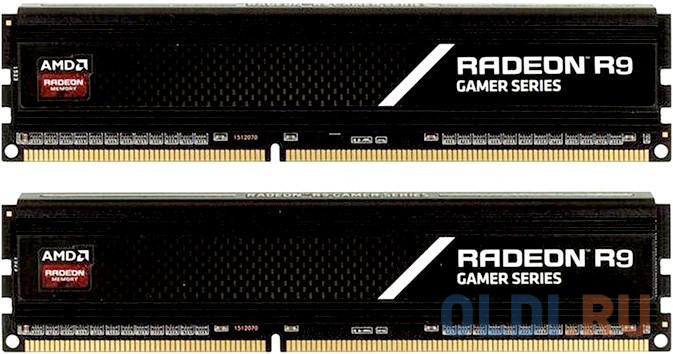 

Оперативная память для компьютера AMD R9S48G3206U1K DIMM 8Gb DDR4 3200MHz