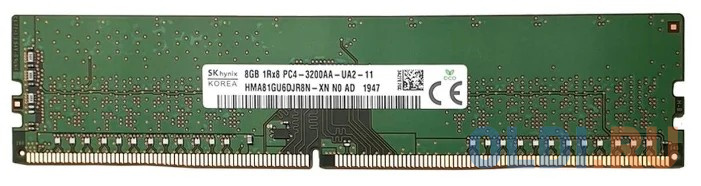 

Оперативная память для компьютера Hynix HMA81GU6DJR8N-XNN DIMM 8Gb DDR4 3200MHz
