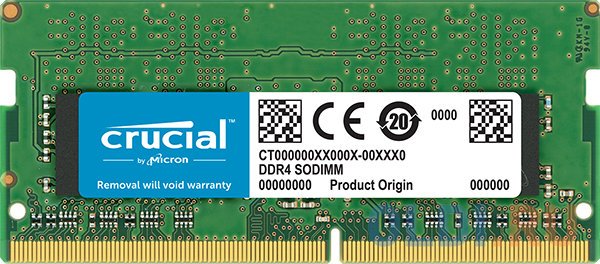 

Оперативная память для ноутбука Crucial CT16G4SFD832A SO-DIMM 16Gb DDR4 3200MHz