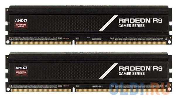 

Оперативная память для компьютера AMD R9S416G3000U2K DIMM 16Gb DDR4 3000MHz