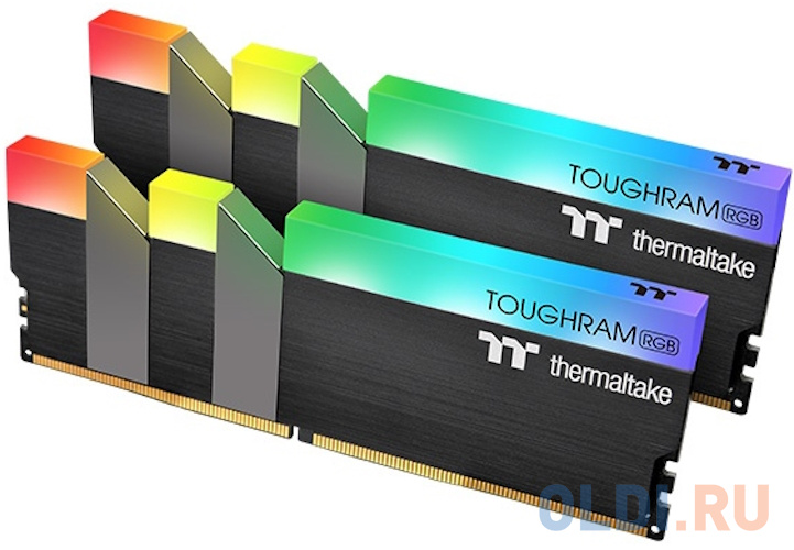 16GB Thermaltake DDR4 4000 DIMM TOUGHRAM RGB Black Gaming Memory R009D408GX2-4000C19A Non-ECC, CL19, 1.35V, Heat Shield, XMP 2.0, Kit (2x8GB), RTL (52 16GB Thermaltake DDR4 4000 DIMM TOUGHRAM RGB Black Gaming Memory R009D408GX2-4000C19A Non-ECC, CL19, 1.35V, Heat Shield, XMP 2.0, Kit (2x8GB), RTL (52 фото