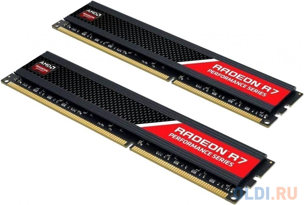 Оперативная память для компьютера AMD R7 Performance Series Black Gaming Memory DIMM 32Gb DDR4 2666MHz R7S432G2606U2K