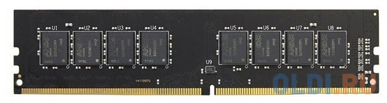 Оперативная память для компьютера AMD Radeon R7 Performance Series DIMM 4Gb DDR4 2400 MHz R744G2400U1S-U оперативная память для компьютера qumo qum4u 8g2400p16 dimm 8gb ddr4 2400 mhz qum4u 8g2400p16