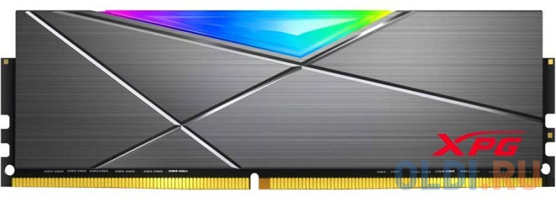 

8GB ADATA DDR4 4133 DIMM XPG SPECTRIX D50 RGB Grey Gaming Memory AX4U413338G19J-ST50 Non-ECC, CL19, 1.4V, Heat Shield, 1024x8, OEM (778174)