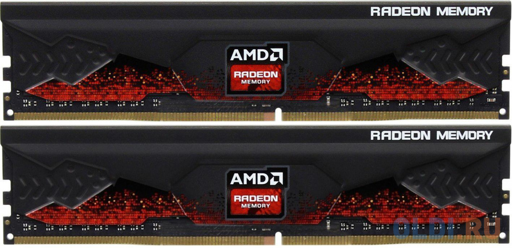 Оперативная память для компьютера AMD R9S416G3606U2K DIMM 16Gb DDR4 3600MHz