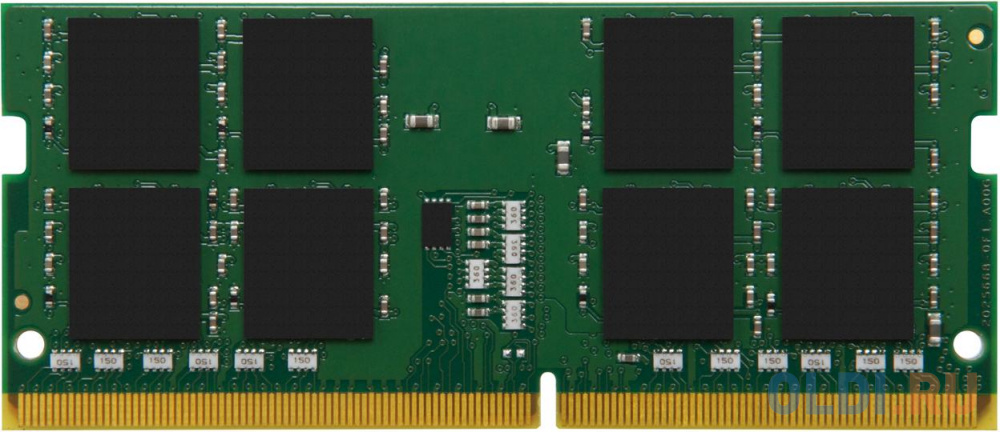 Оперативная память для ноутбука Kingston ValueRAM SO-DIMM 32Gb DDR4 3200 MHz KVR32S22D8/32 модуль памяти samsung ddr4 16гб rdimm ecc 3200 мгц множитель частоты шины 22 1 2 в m393a2k43eb3 cwegy