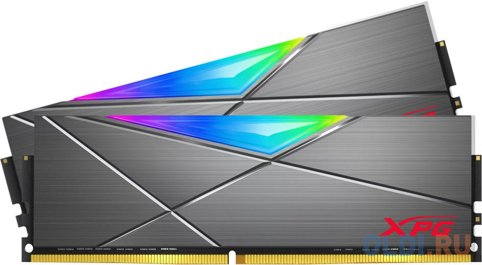 Оперативная память для компьютера ADATA XPG Spectrix D50 RGB Grey Gaming Memory DIMM 16Gb DDR4 3200 MHz AX4U32008G16A-DT50