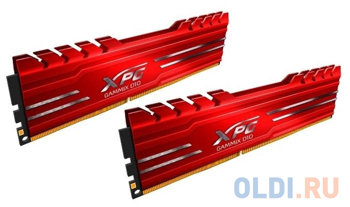 

Оперативная память для компьютера A-Data XPG GAMMIX D10 Red Gaming Memory DIMM 32Gb DDR4 3200MHz AX4U320016G16A-DR10