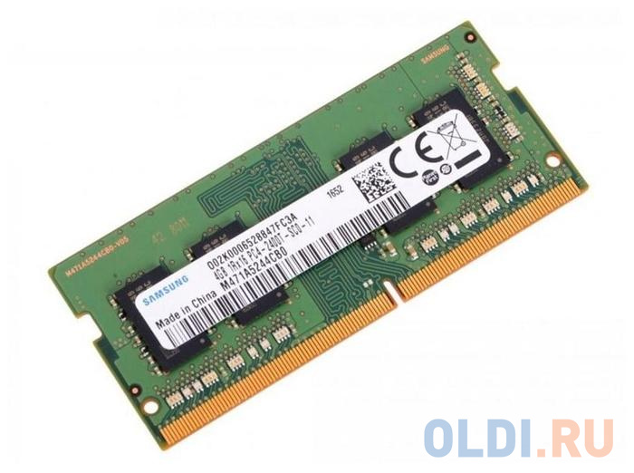 

Оперативная память для ноутбука Samsung M471A5244CB0-CWED0 SO-DIMM 4Gb DDR4 3200 MHz M471A5244CB0-CWED0