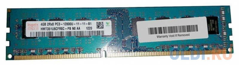 

Оперативная память для компьютера Hynix HMT3d-4G1600K11 DIMM 4Gb DDR3 1600MHz