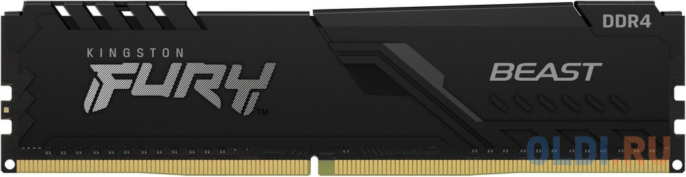 Оперативная память для компьютера Kingston Fury Beast Black DIMM 32Gb DDR4 2666 MHz KF426C16BB/32