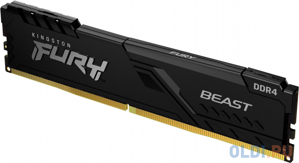 Модуль памяти DDR 4 DIMM 32Gb PC21300, 2666Mhz, Kingston FURY Black CL16 (KF426C16BB/32) (retail) фото