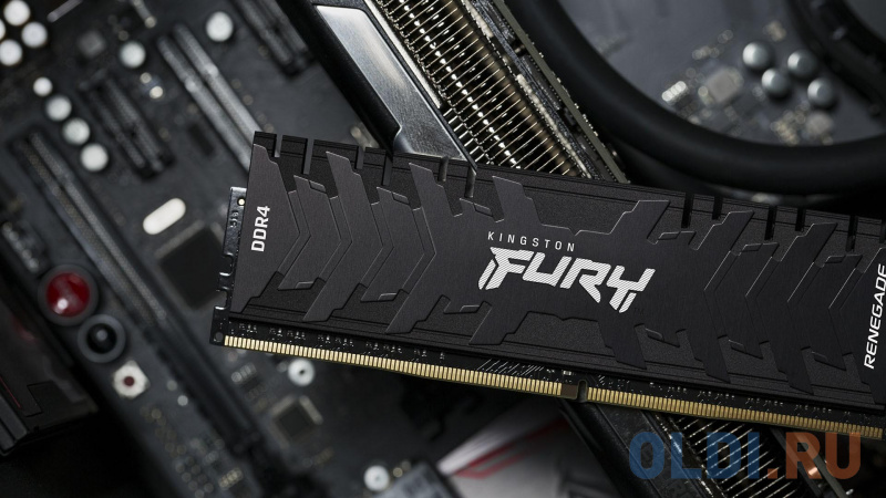 Оперативная память для компьютера Kingston FURY Renegade DIMM 16Gb DDR4 3200 MHz KF432C16RBK2/16 фото