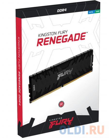 Оперативная память для компьютера Kingston Fury Renegade DIMM 32Gb DDR4 3600 MHz KF436C18RB/32 фото