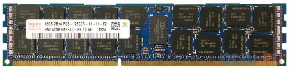 Оперативная память для компьютера Hynix HMT42GR7MFR4C-PB DIMM 16Gb DDR3 1600 MHz HMT42GR7MFR4C-PB оперативная память для компьютера qumo qum3u 4g1600k11 so dimm 4gb ddr3 1600 mhz qum3u 4g1600k11