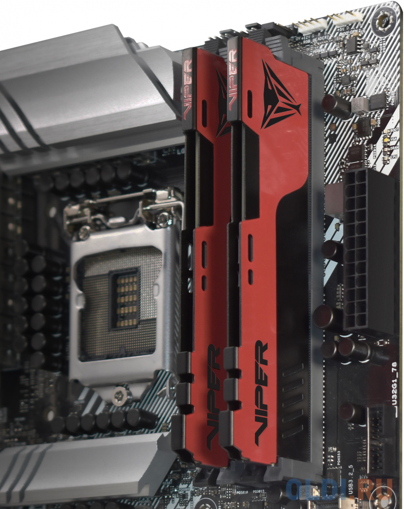 Память DDR4 8Gb 3200MHz Patriot PVE248G320C8 RTL Gaming PC4-25600 CL18 DIMM 288-pin 1.35В фото