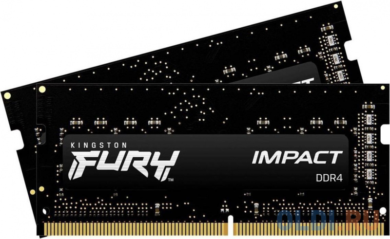 

Kingston 32GB 2933MHz DDR4 CL17 SODIMM (Kit of 2) 1Gx8 FURY Impact