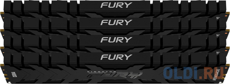 Kingston 32GB 3200MHz DDR4 CL16 DIMM (Kit of 4) FURY Renegade Black фото