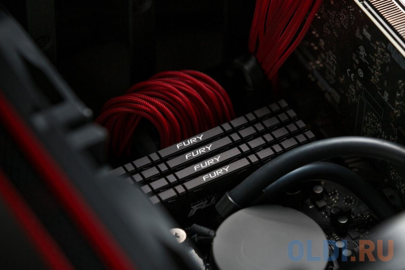 Kingston 32GB 3200MHz DDR4 CL16 DIMM (Kit of 4) FURY Renegade Black фото