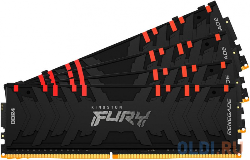 

Kingston 32GB 3000MHz DDR4 CL15 DIMM (Kit of 4) FURY Renegade RGB