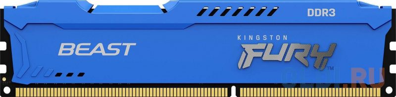 

Оперативная память для компьютера Kingston FURY Beast Blue DIMM 4Gb DDR3 1866MHz KF318C10B/4