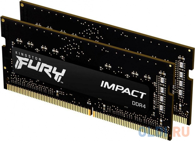 Kingston 64GB 2666MHz DDR4 CL16 SODIMM (Kit of 2) FURY Impact фото