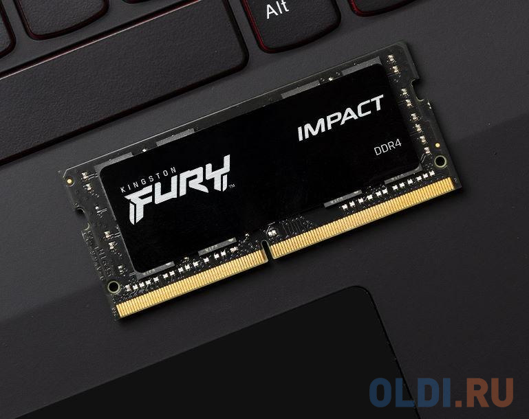 Оперативная память для ноутбука Kingston FURY Impact SO-DIMM 64Gb DDR4 3200MHz KF432S20IBK2/64 от OLDI