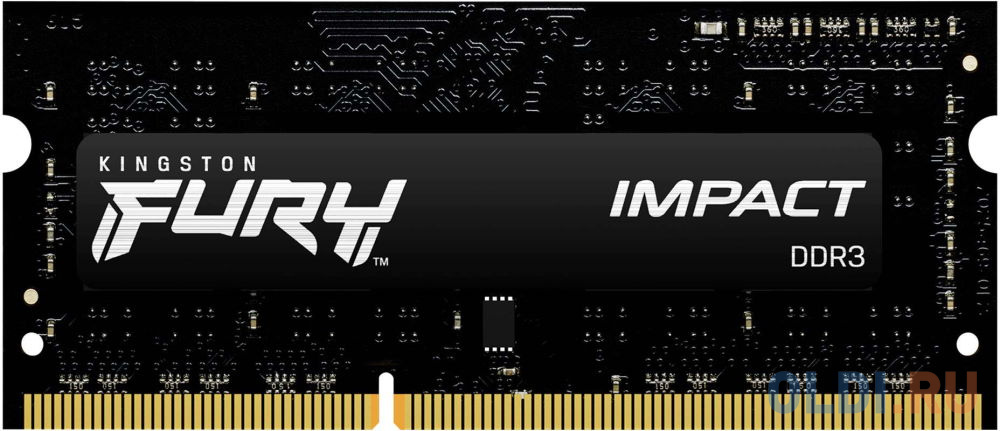 

Оперативная память для ноутбука Kingston FURY Impact SO-DIMM 8Gb DDR3L 1866 MHz KF318LS11IB/8