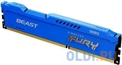 Оперативная память для компьютера Kingston FURY Beast Blue DIMM 8Gb DDR3 1866MHz KF318C10B/8 от OLDI