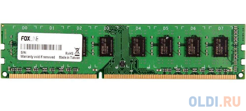 Foxline DIMM 16GB 3200 DDR4 CL 22 (1Gb*8)