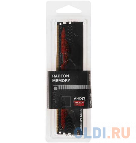 32GB AMD Radeon™ DDR4 3200 DIMM R9 Gamers Series Black Gaming Memory R9S432G3206U2S Non-ECC, CL16, 1.35V, Heat Shield, RTL фото