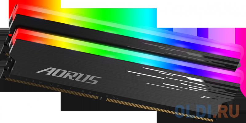 

Оперативная память для компьютера GigaByte Aorus RGB Gray Gaming Memory DIMM 16Gb DDR4 3733MHz GP-ARS16G37D (With Demo Kit)