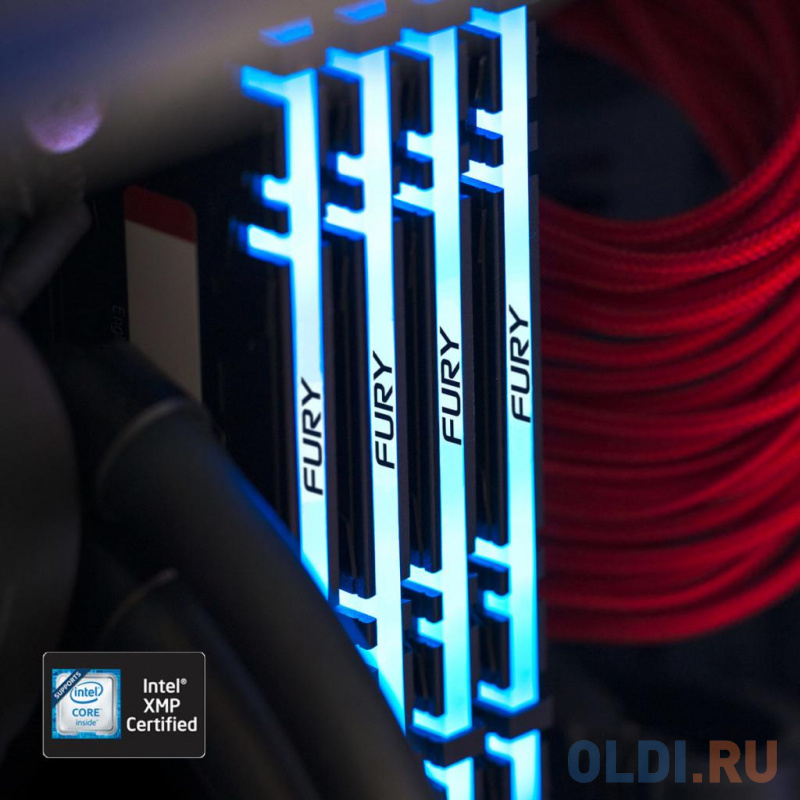Kingston 16GB 4000MHz DDR4 CL19 DIMM (Kit of 2) FURY Renegade RGB фото