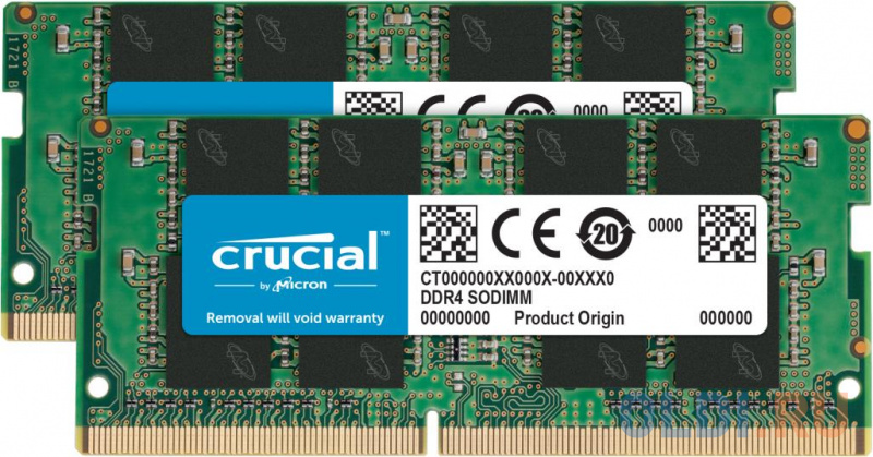 

Модуль памяти для ноутбука SODIMM 32GB PC21300 DDR4 SO KIT2 CT2K16G4SFRA266 CRUCIAL