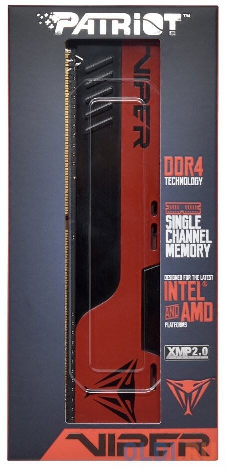 Оперативная память для компьютера Patriot Viper EliteII DIMM 4Gb DDR4 2666 MHz PVE244G266C6 фото