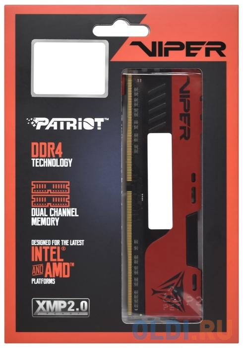 Оперативная память для компьютера Patriot Viper Gaming Elite II DIMM 32Gb DDR4 2666 MHz PVE2432G266C6K фото
