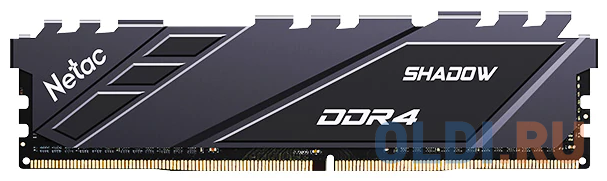 Оперативная память для компьютера Netac Shadow DIMM 16Gb DDR4 2666MHz NTSDD4P26SP-16E