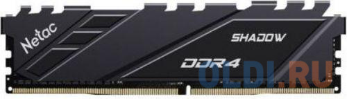 Оперативная память для компьютера Netac Shadow DIMM 8Gb DDR4 2666MHz NTSDD4P26SP-08E