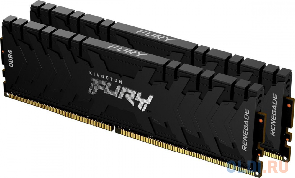 Оперативная память для компьютера Kingston Fury Renegade Black DIMM 32Gb DDR4 4600MHz KF446C19RB1K2/32