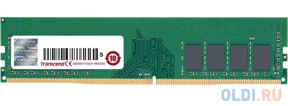 Модуль памяти Transcend Модуль памяти Transcend 16GB JM DDR4 3200Mhz U-DIMM 2Rx8 1Gx8 CL22 1.2V модуль памяти samsung ddr4 32гб rdimm 3200 мгц множитель частоты шины 22 1 2 в m393a4k40eb3 cwe