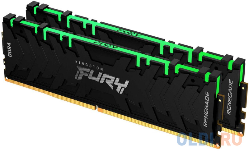 

Комплект памяти DDR4 DIMM 64Гб (2х32Гб) 3000MHz CL16 XMP, Kingston Fury Renegade RGB